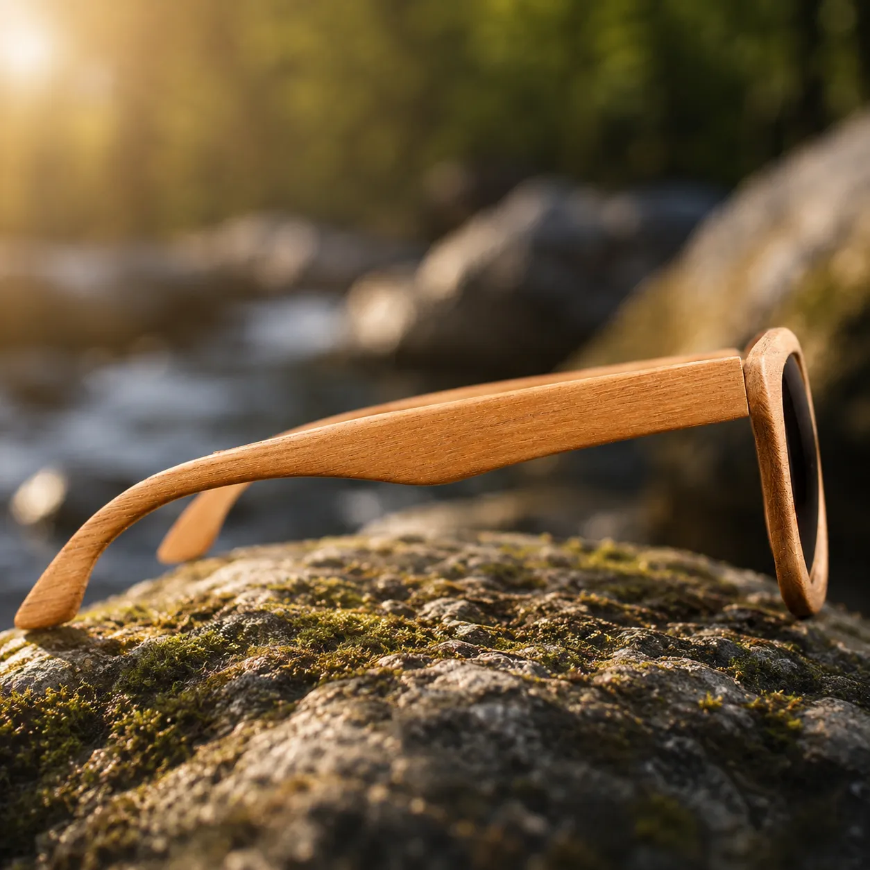 Dhan Shalik Wooden Sunglasses view 3