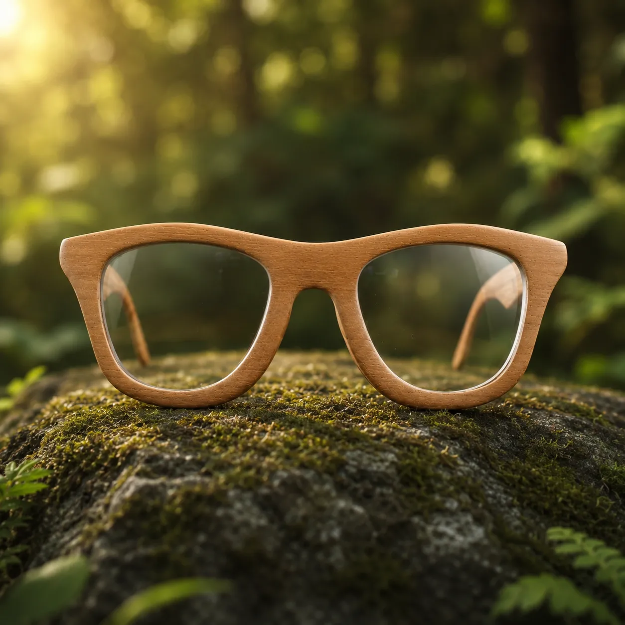 Dhan Shalik Wooden Eyeglasses view 3