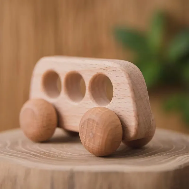 Wooden Toy Car view 2